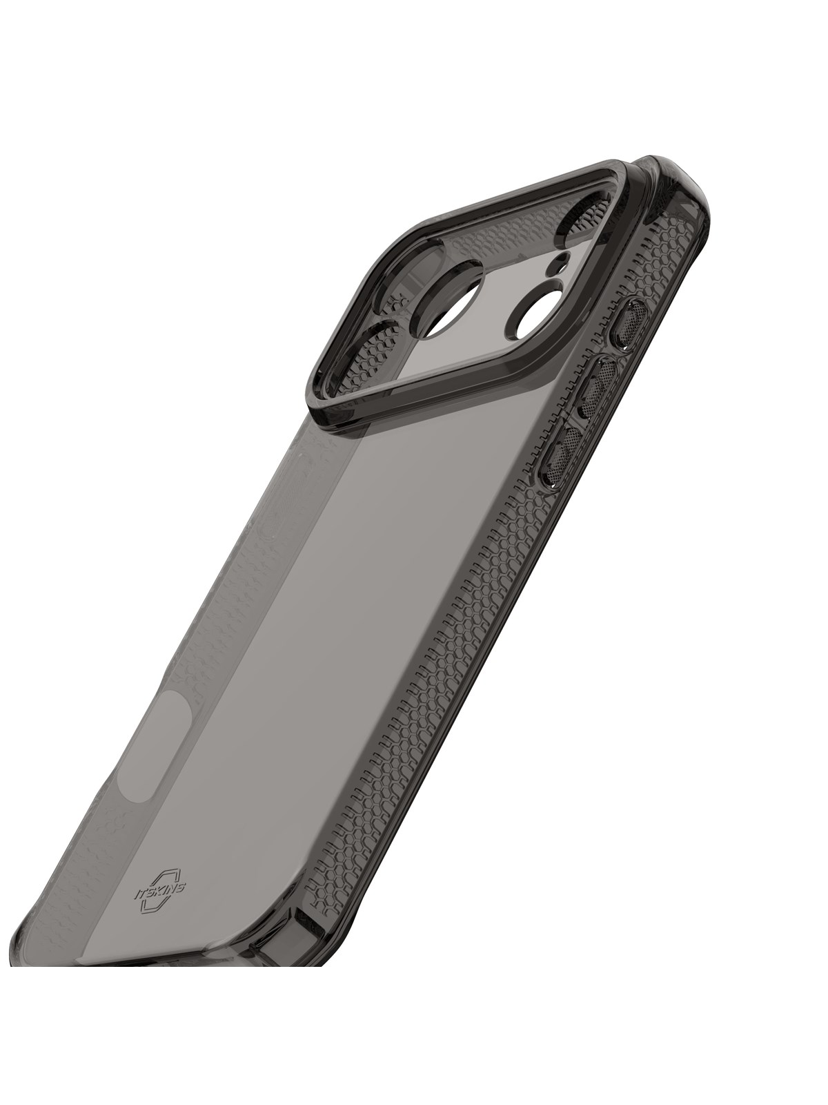 ITSKINS SPECTRUM CLEAR cover for iPhone 17 Pro Max. Smoke