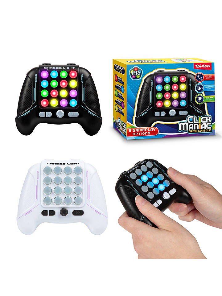 Toi-Toys Elektronisches Spiel "Click Maniac- 5in1" - ab 5 Jahren (Überraschungsprodukt) - onesize
