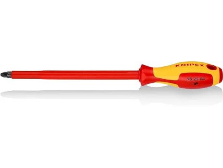 KNIPEX Schroevendraaier voor kruiskopschroeven Pozidriv, 98 25 04