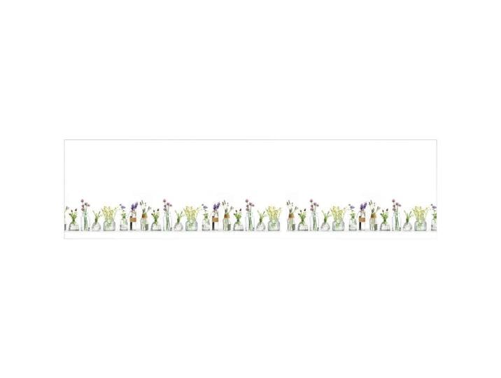 Fani Küchenrückwand Smart - Glas, Grün, Weiß, Metall, Kunststoff, Kräuter, 240x63.7x0.6 cm, mit Dekor, Spritzschutz, individuell zuschneidbar, Echtglas-Optik, eventuelle Anpassungen vor Ort nötig, Küchen, Küchenausstattung, Küchenrückwände