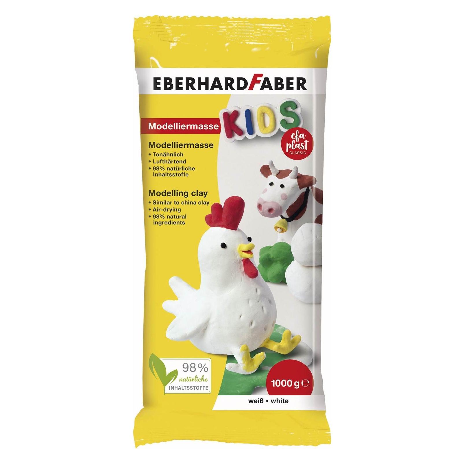 EberhardFaber Modelliermasse EFA PLAST Classic Kids 3 kg, Weiss (570103)