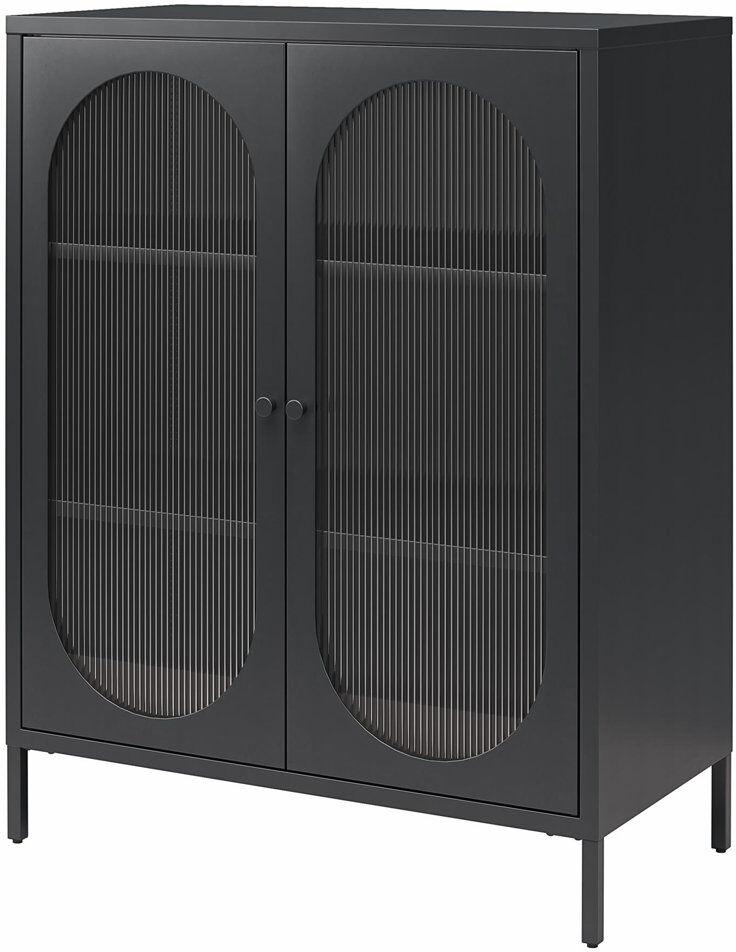 Mr. Kate 80cm Sideboard Black 102cm H X 80cm W X 40cm D