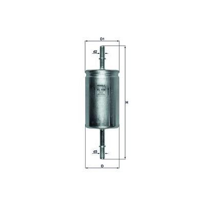 KNECHT Kraftstofffilter kl559 Leitungsfilter 182mm für Ford Volvo ASIA & OCEANIA MAZDA