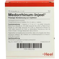 Medorrhinum Inj Nos 10 ST