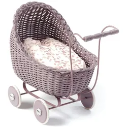 Smallstuff Geflochtener Puppenwagen