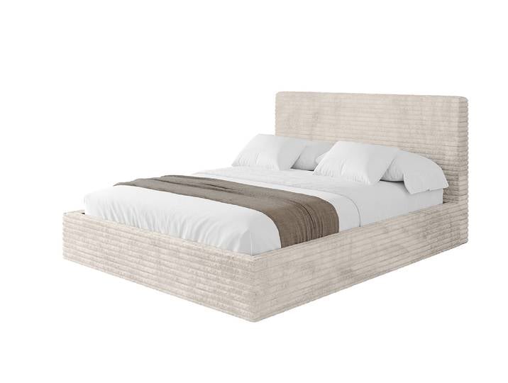 Polsterbett ALOVA 200x200 cm Creme - Tilia 01