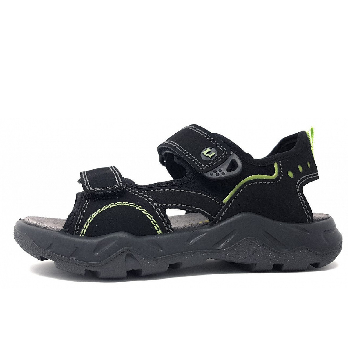 Lurchi Oniro Kinderschuhe Jungen Sandalen Schwarz Freizeit, Schuhgröße:35 EU