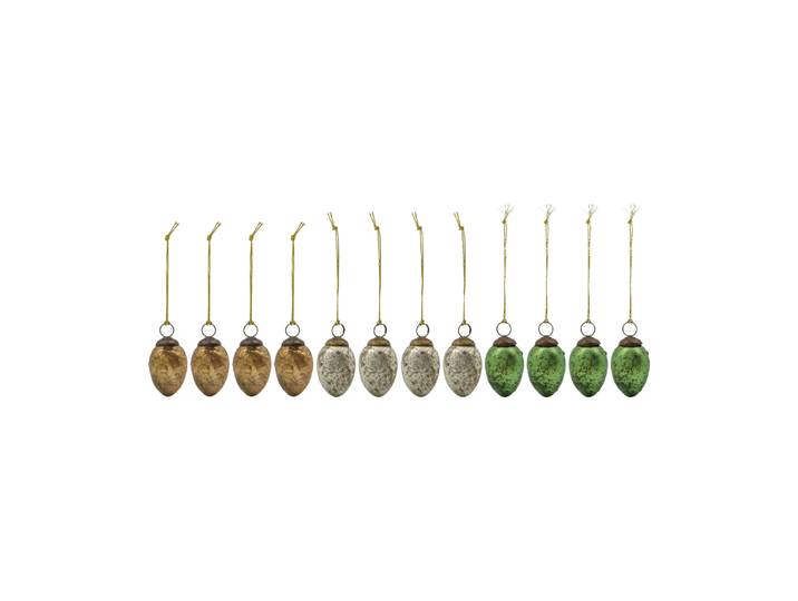 House Doctor Œufs de Pâques House Doctor 12 pièces Vert, Rose, Blanc cassé