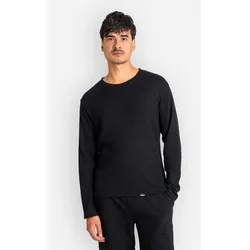 REELL Waffle Longsleeve waffle deep black Gr. L