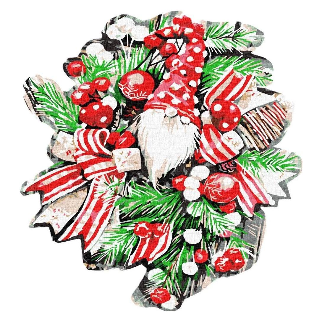 Ideyka Malen nach Zahlen - Weihnachtskranz (56585574)