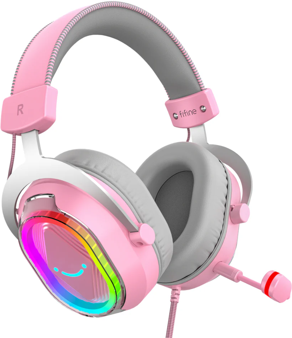 Fifine H13 Gaming Headset - Rosa