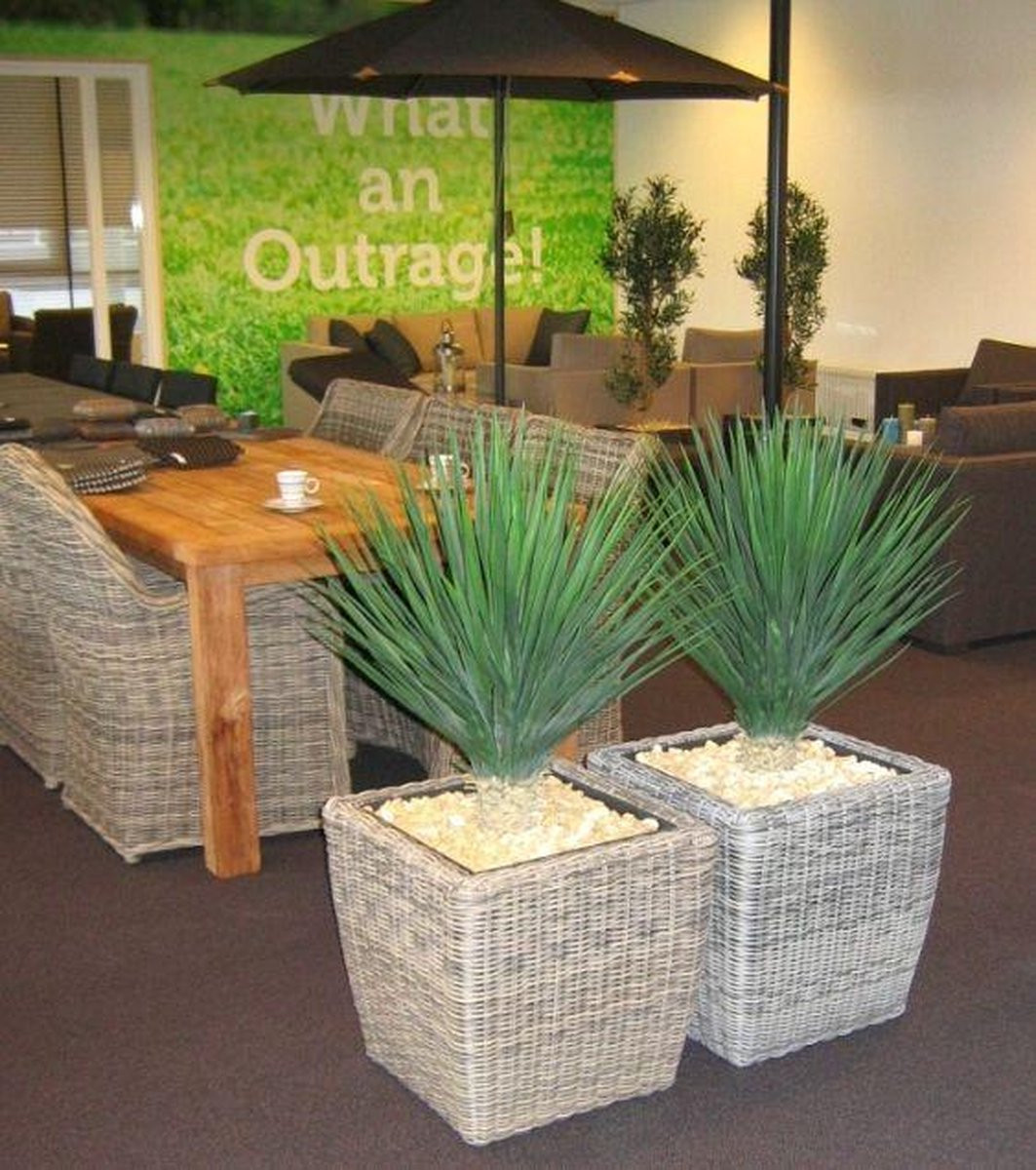 Maxifleur Yucca Rostrata Kunstplant met pot, 80 cm
