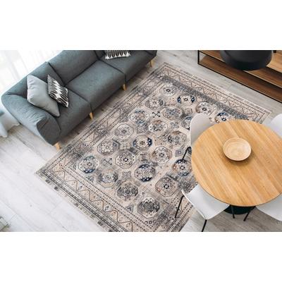 Teppich ME GUSTA "Anouk 425", bunt (multi), B:120cm H:3,5mm L:170cm, Polypropylen, Teppiche, Teppich, Verwaschene Optik, orientalisches Design, pflegeleicht