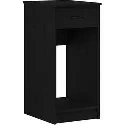 vidaXL Computer-Tower-Unterstützung mit schwarzer Schublade 35x45x77 cm Soho Industrial Model