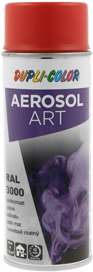 european aerosols DUPLI-COLOR Aerosol Art RAL 3000 feuerrot seidenmatt, 400 ml