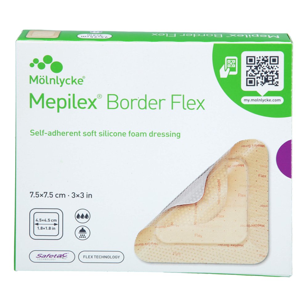 1001 Artikel Medical GmbH Mepilex Border Flex Schaumverb.haft.7,5x7,5 Cm 18731098