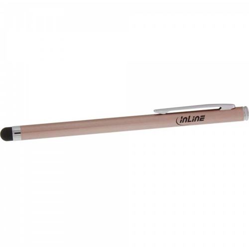 InLine Stylus, Stift für Touchscreens von Smartphone und Tablet, rose