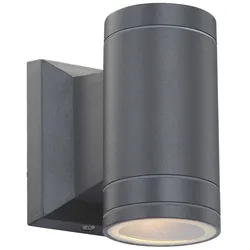 LED Außen Wand Lampe Garten Fassaden Down Strahler Terrassen ALU Leuchte