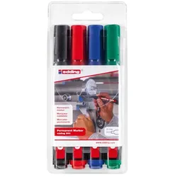 edding 300 Permanentmarker sortiert 1-4 (4er Set)