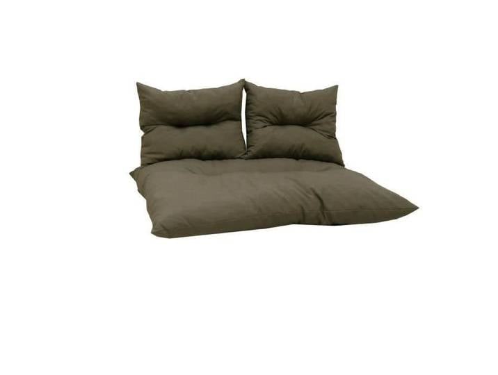 Kit palette classic - Matelas taupe + 2 coussins dossier - JARDIN PRIVE
