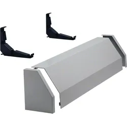 Hager FZ354 Kabelrangierkanal, 4-feldig, RAL7035, zur Wandmontage