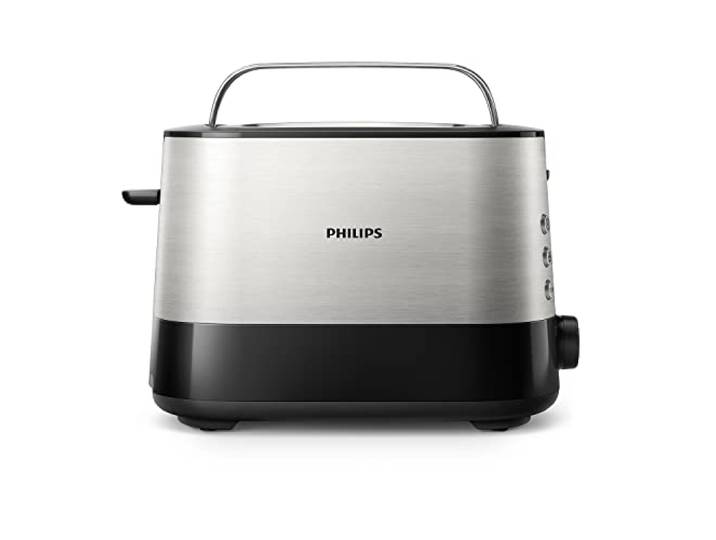 Philips Broodrooster Viva Collection - Extra brede sleuven - Automatisch uitschakelen - Uitneembare kruimellade - 7 Bruiningsniveas - HD2637/90