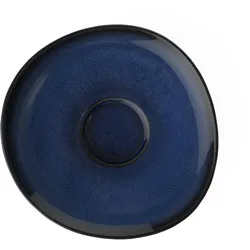 Kaffeeuntertasse LAVE BLEU (BHT 15,50x2x15 cm) - blau - BHT 15,50x2x15 cm