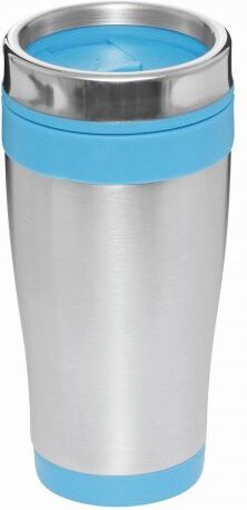 Bicchiere Termico Lungo 400ml Acciaio Inox Colorato Coperchio Personalizzate o neutre
