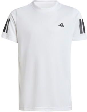 Adidas Boys Club 3-Stripe Tee White, 140