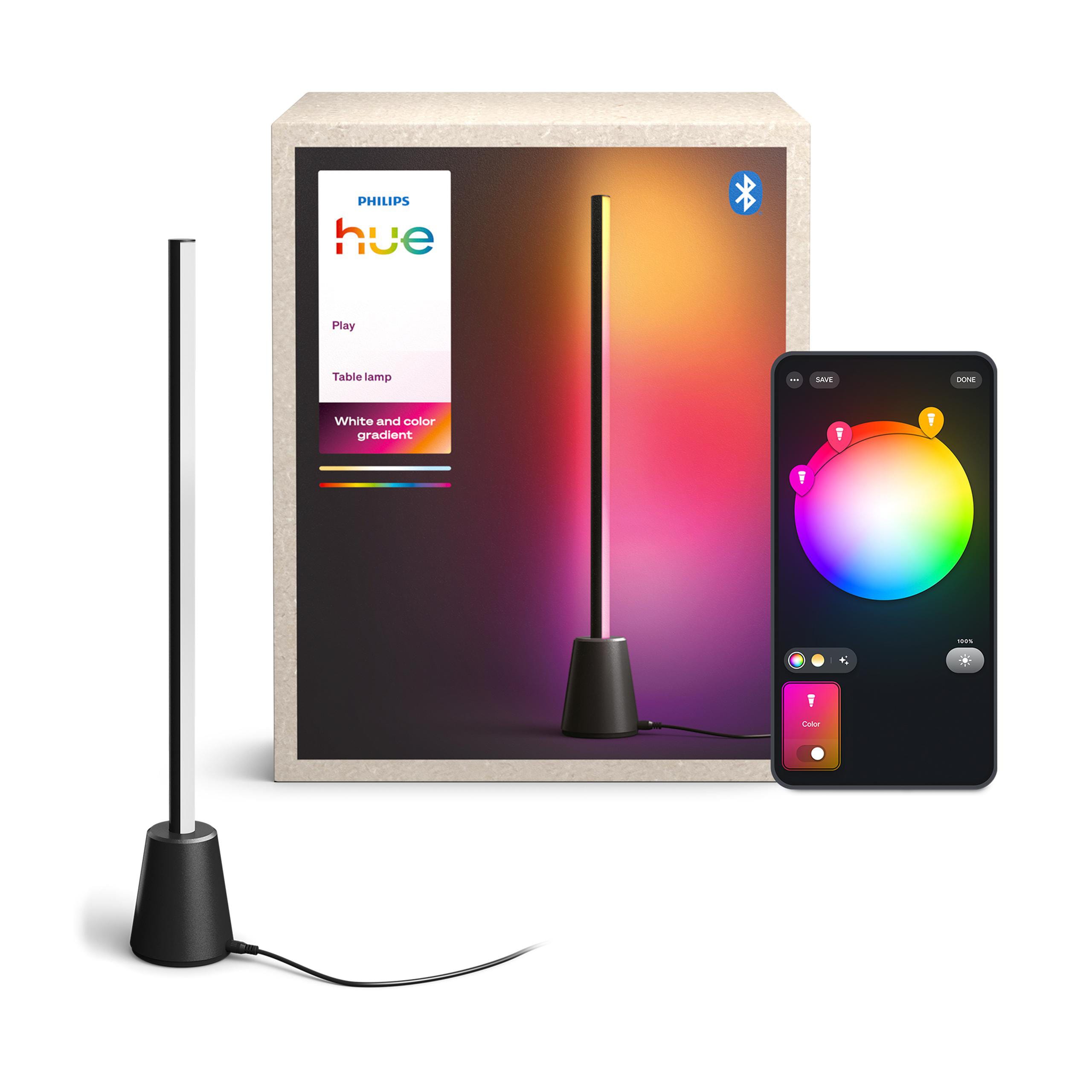 Philips Hue Play White & Color Ambiance Tischleuchte schwarz 8721103144850