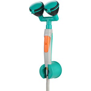 B-Safety Augendusche Classic Line Hand-Augendusche, 2 Brauseköpfe, Wand-/Tischmontage
