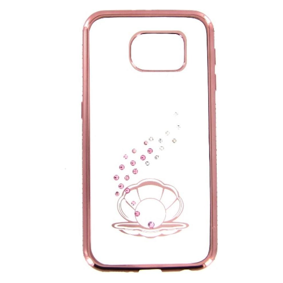 OEM TPU Case Bling für Samsung S6 Seashell - rose gold (Samsung Galaxy S6) (25445392)