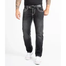 Rock Creek Jeans Comfort Fit dicke Nähte Loose Fit