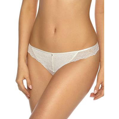 String VIANIA "Damen String Leni", Damen, Gr. 36, beige (champagner), Spitze, Obermaterial: 80% Polyamid PA. 13% Elasthan EL. 7% Baumwolle CO., Unterhosen String