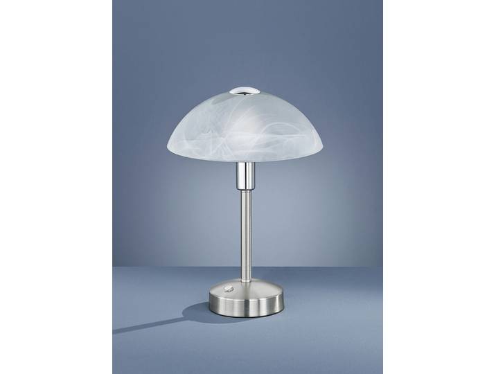 LED-Touch-Tischleuchte mit 4-stufiger Touchfunktion, Nickel, Matt