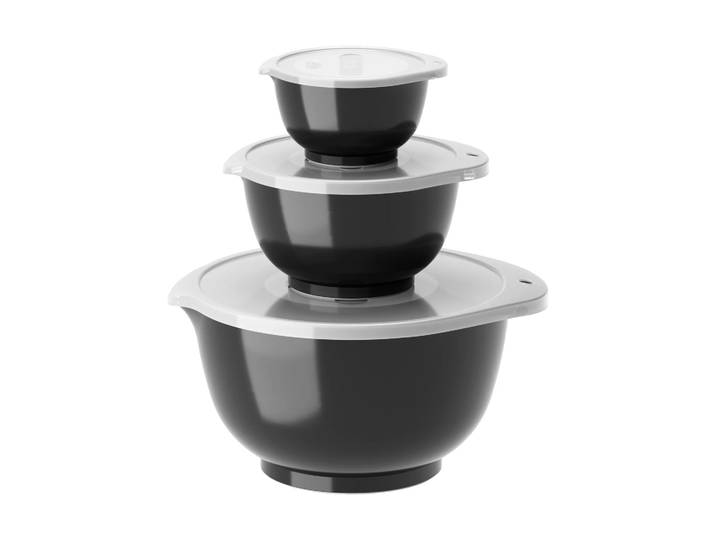 Rosti Ensemble de bols Margrethe, lot de 3 Noir