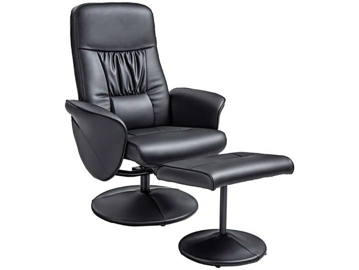 Set de 2 fauteuils relax avec repose-pieds