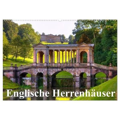 Englische Herrenhäuser (Wandkalender 2027 DIN A2 quer), CALVENDO Monatskalender