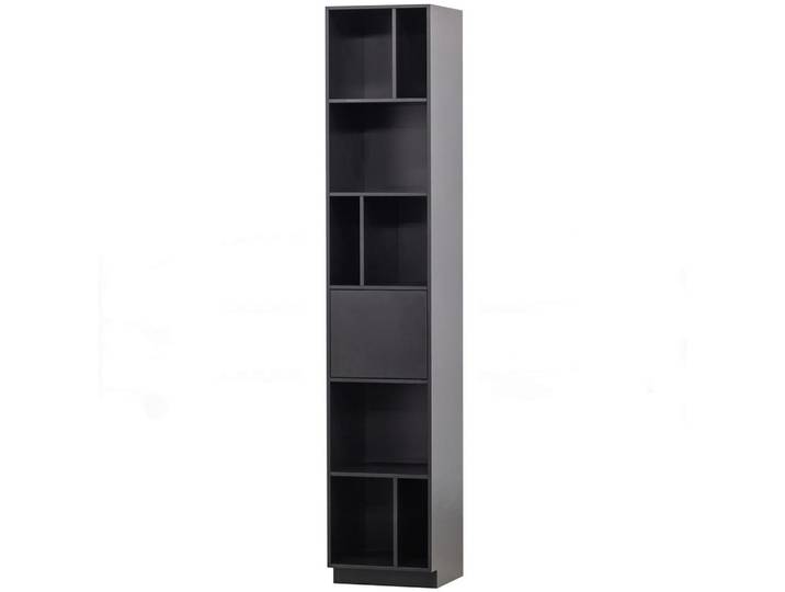 Livetastic Buffet Finca, Schwarz, Holz, Kiefer, massiv, 3 Fächer, 40x210x40 cm, erweiterbar, Küchen, Küchenmöbel, Buffetschränke