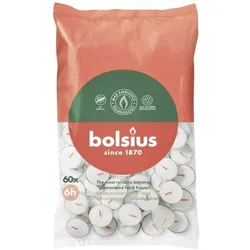 6x Bolsius, Kerzen, Teelichte 6Std 60St (60 Stk.)