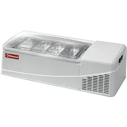 Diamond Speiseeiskonservator für 4-8 Eissorten "weiß" (GEL/48L-R2)