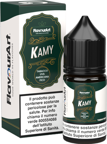 Flavourart Kamy Tabak Fresh Aroma Mini Shot 10ml Tabacco Uva Fico Ghiaccio