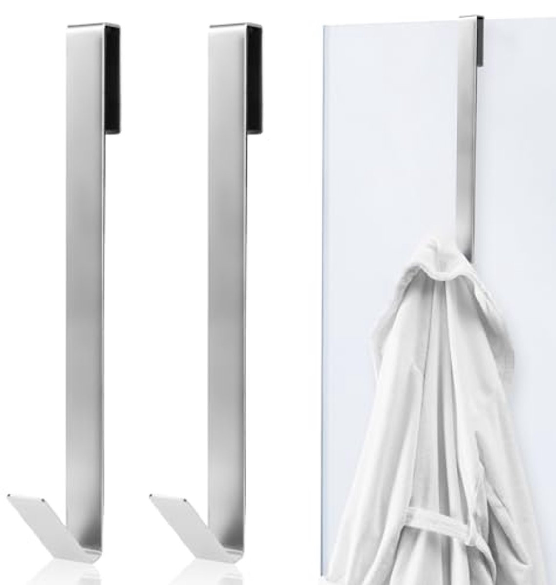 RVS Handdoekhaak voor de badkamer - 25,5 cm - Heavy Duty
