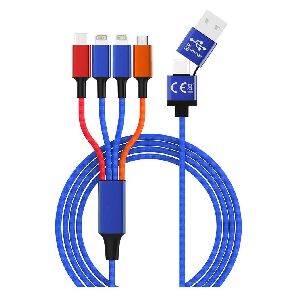 Smrter 6in1 USB-Ladekabel (1.20 m, USB 3.2 Gen 1) (SMRTER_ELITE_L_MIX)