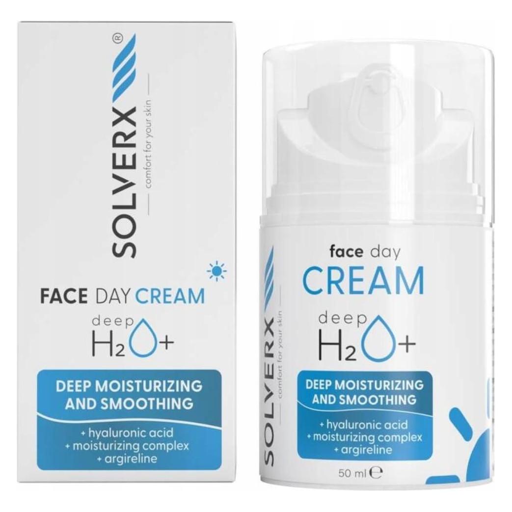Solverx 50ml Deep H2O+ Face Tagescreme (50 ml, Tagescreme) (OTHER)