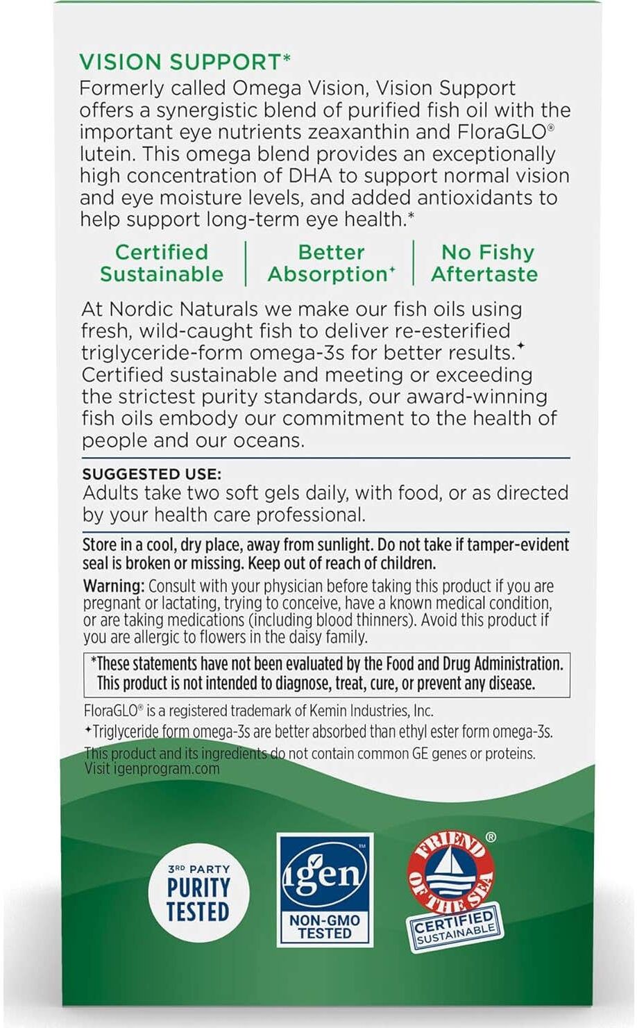 Nordic Naturals Omega Vision 60caps