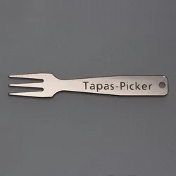 Gourmet-Gabel "Tapas-Picker" Sterling-Silber