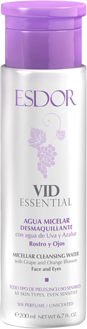 Esdor Agua Micelar Desmaquillante Vid Essential 200 ml .