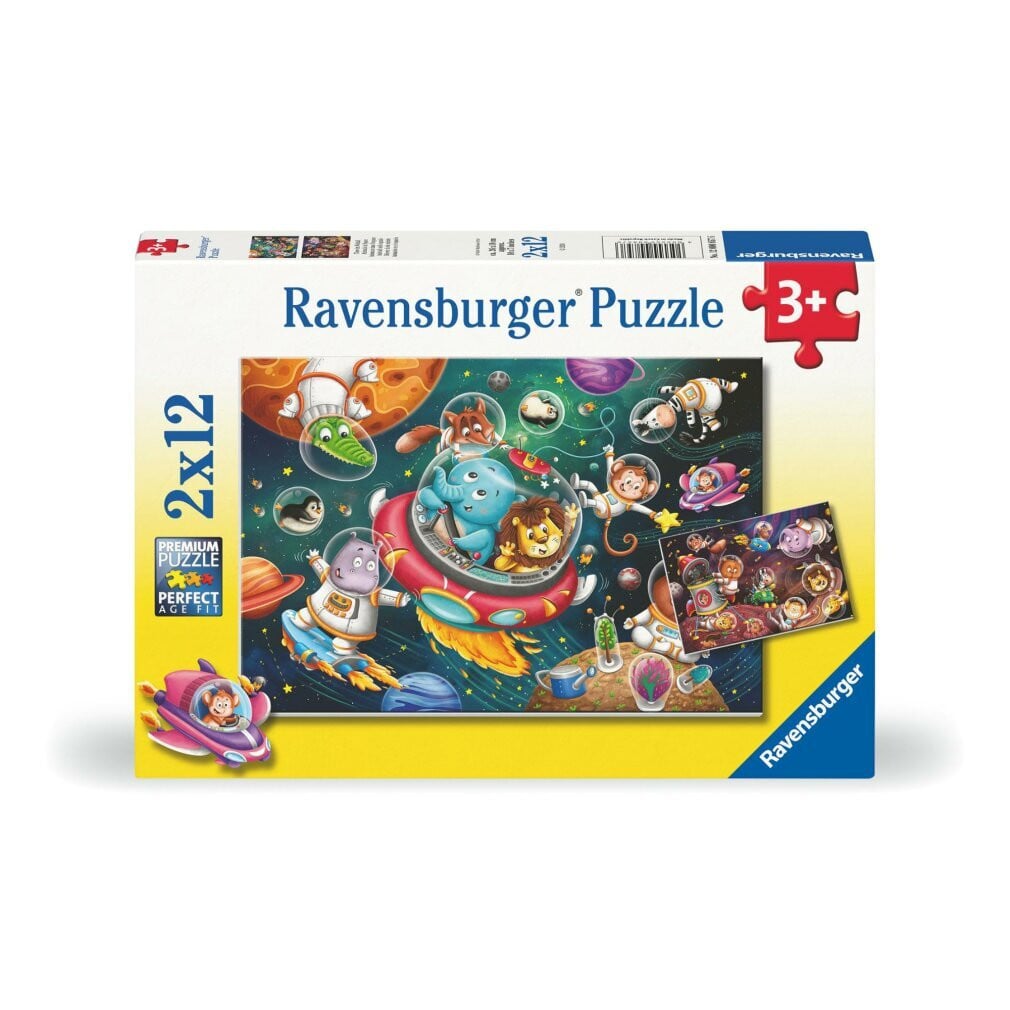 Ravensburger Dieren in de ruimte puzzel
