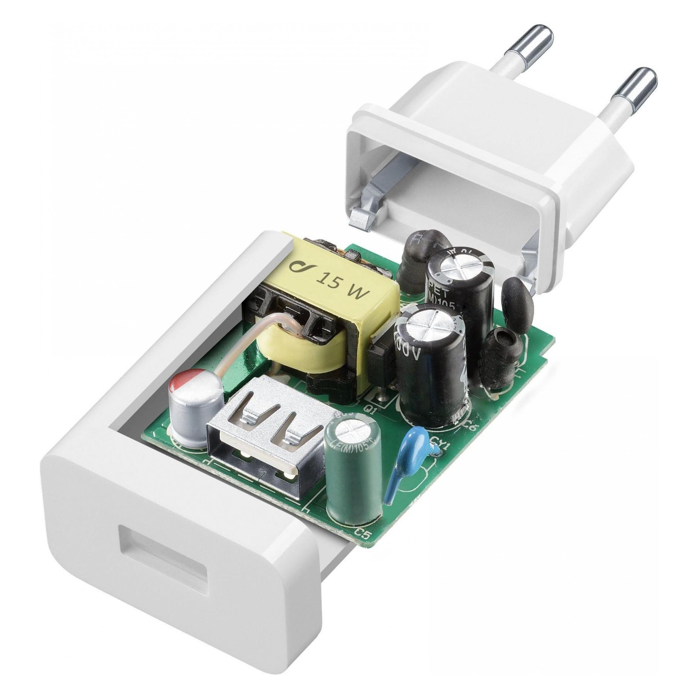 Cellularline Charger Kit (15 W, 1 Port) (102077)